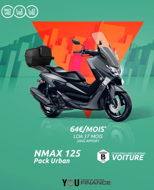 NMAX 125 pack urbain