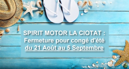 fermeture congs spirit motor la ciotat